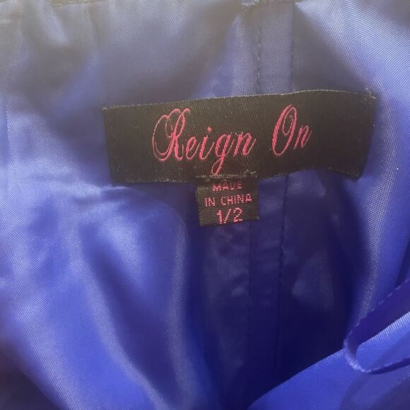 Y2K Royal Blue Prom Gown ,Graduation Fancy party Dress - Picture 8 of 8